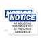 Signmission No Soliciting Trespassers Will Be Presumed OSHA Notice Sign, Vinyl Decal, 14in W x 10in L, 2PK OS-2PACK-NS-D-1014-L-14839 - alternate 1
